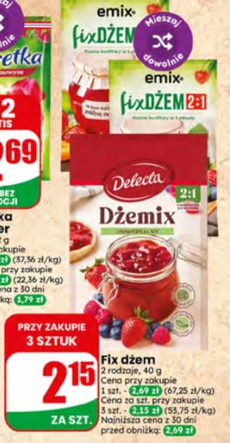 Emix fix dżem 40g