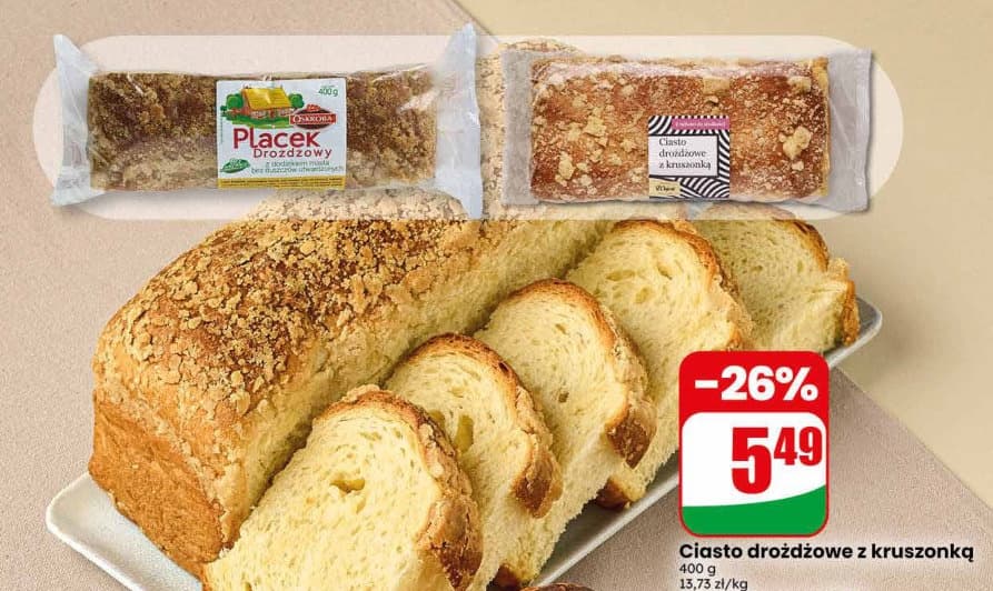 ciasto drożdżowe z kruszonką