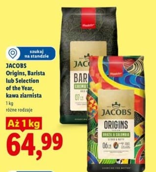 kawa ziarnista Origins Barista lub Selection of the Year