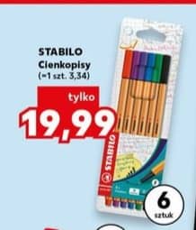 Stabilo cienkopisy 6szt.