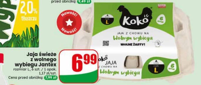 jaja świeże z wolnego wybiegu