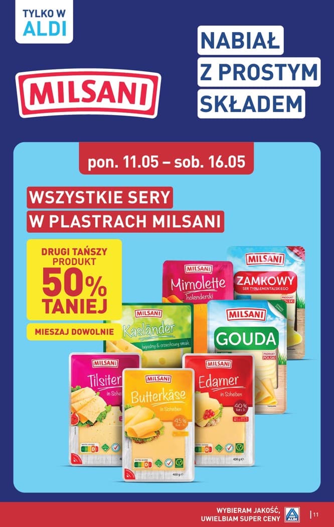 ser topiony tost w plastrach