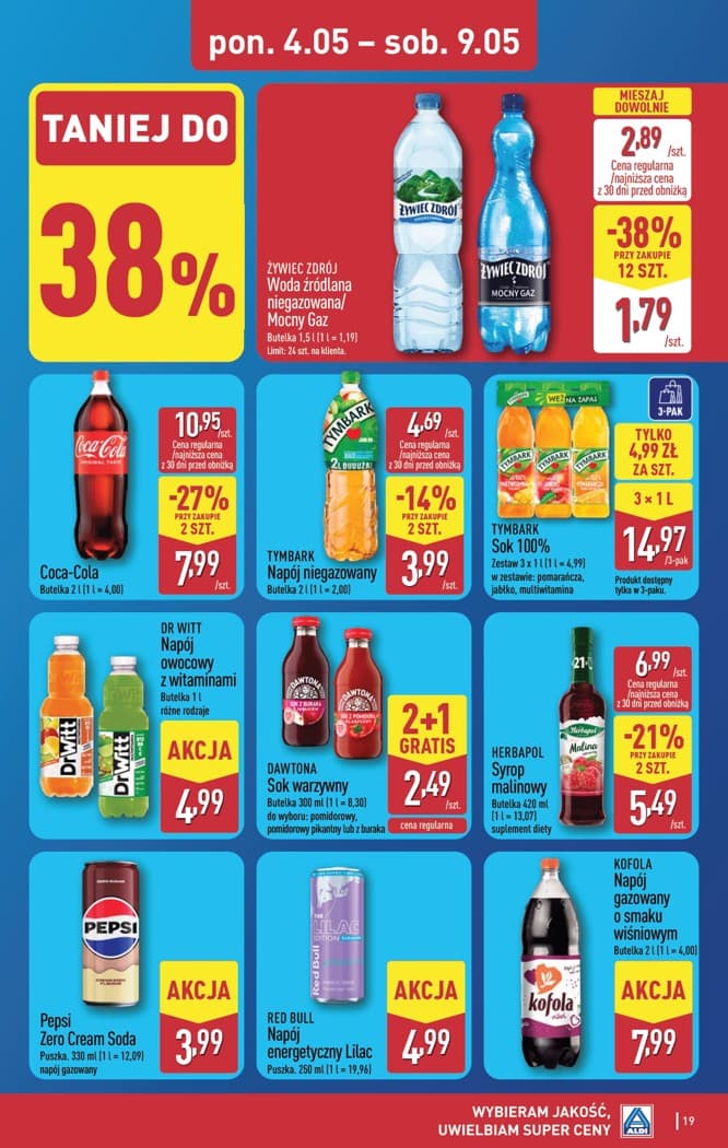 napój gazowany cola