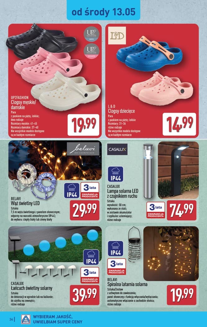 lampa solarna LED z czujnikiem ruchu