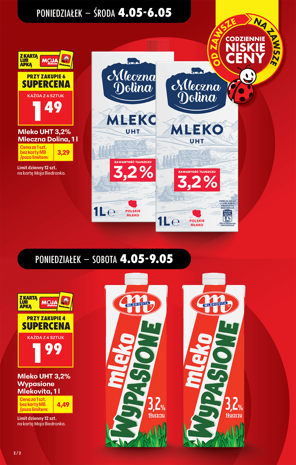 mleko UHT 3,2%