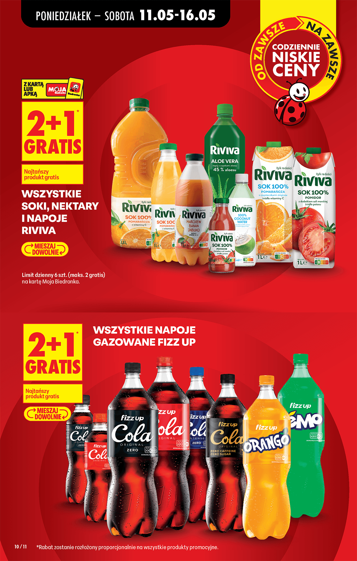 wszystkie napoje gazowane