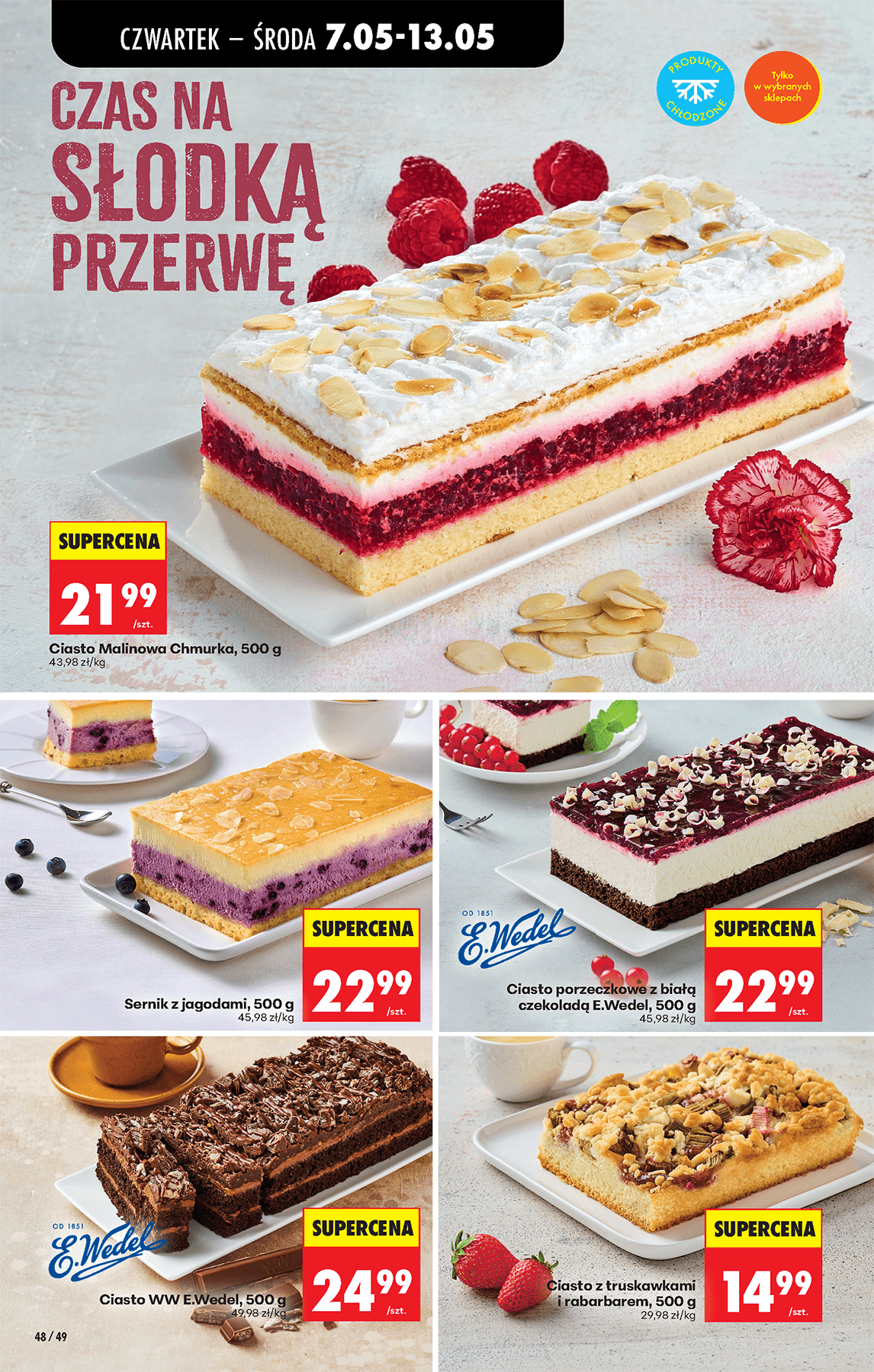sernik z jagodami