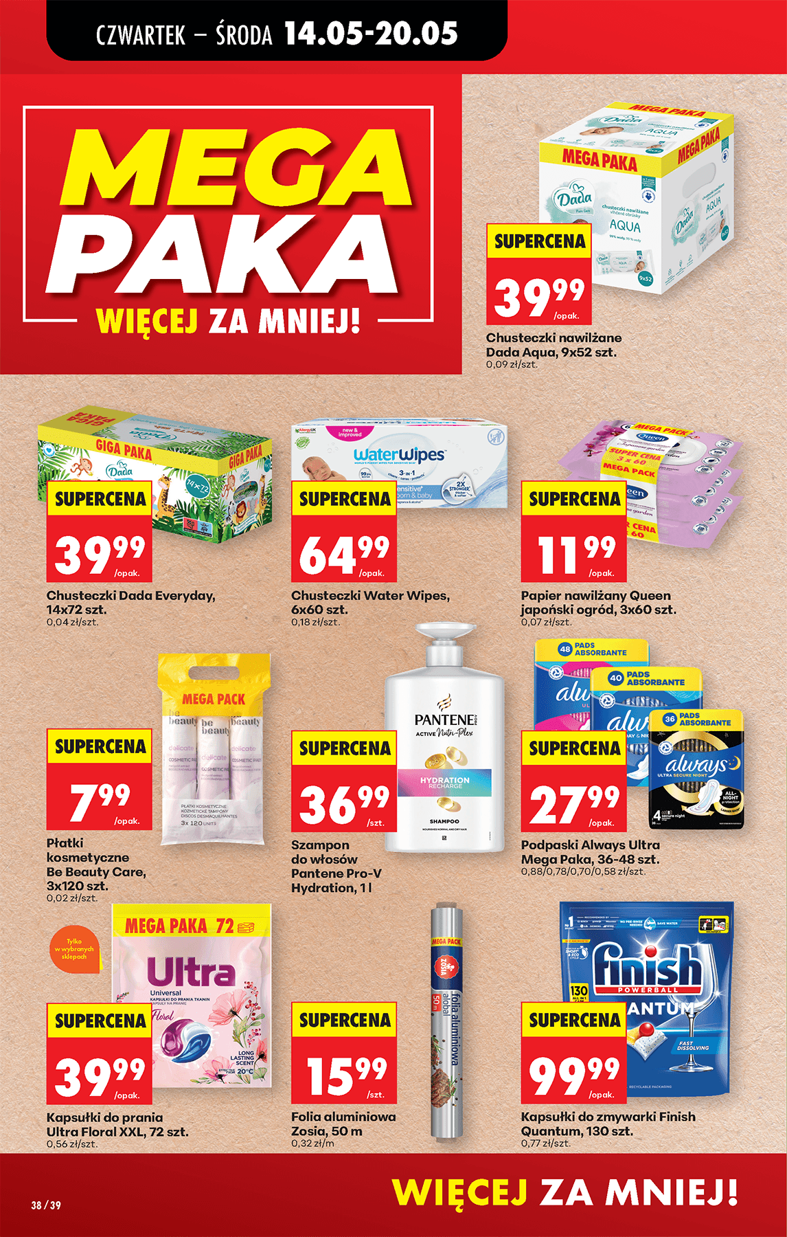 chusteczki nawilżane aqua