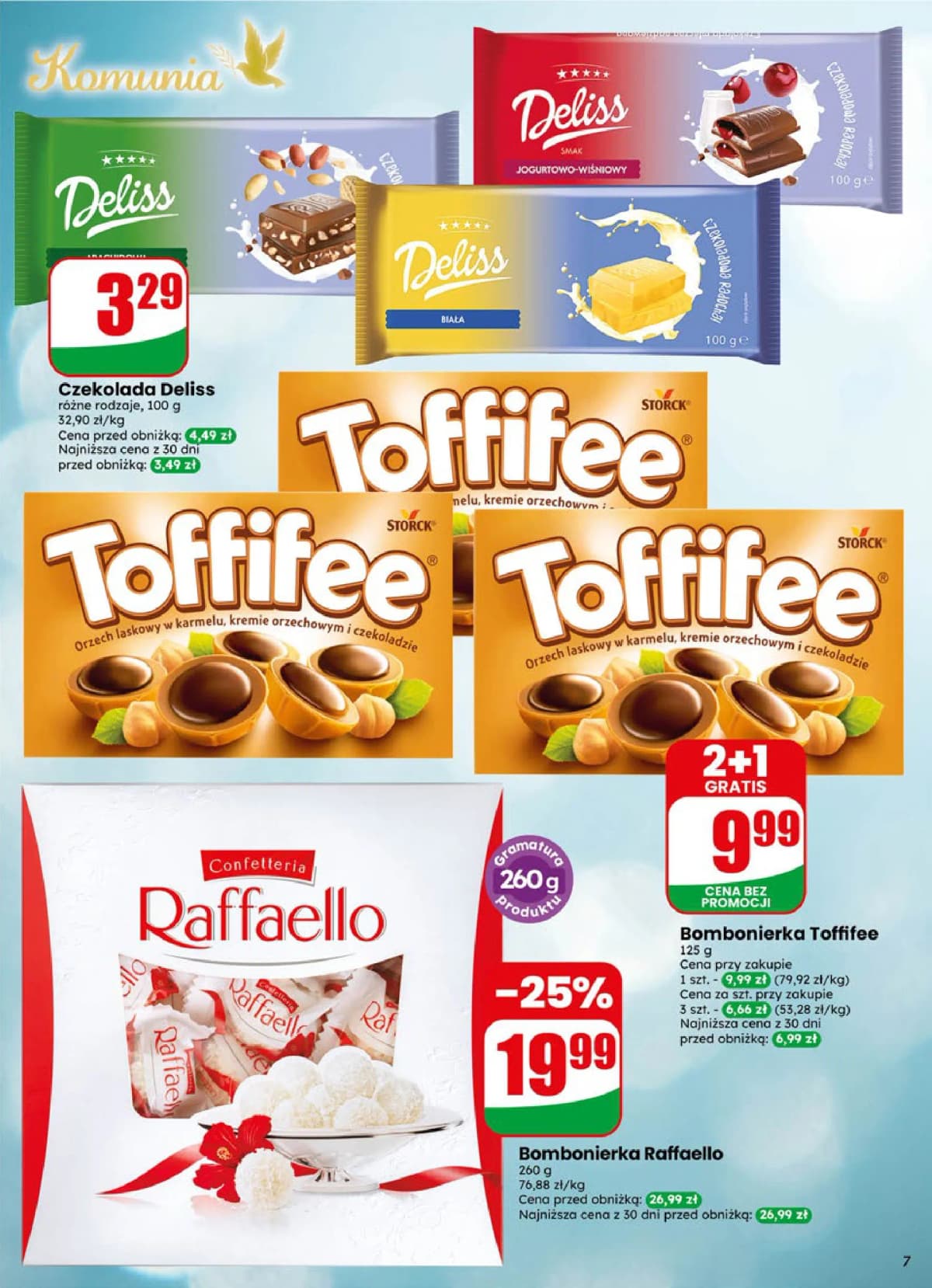 praliny toffifee