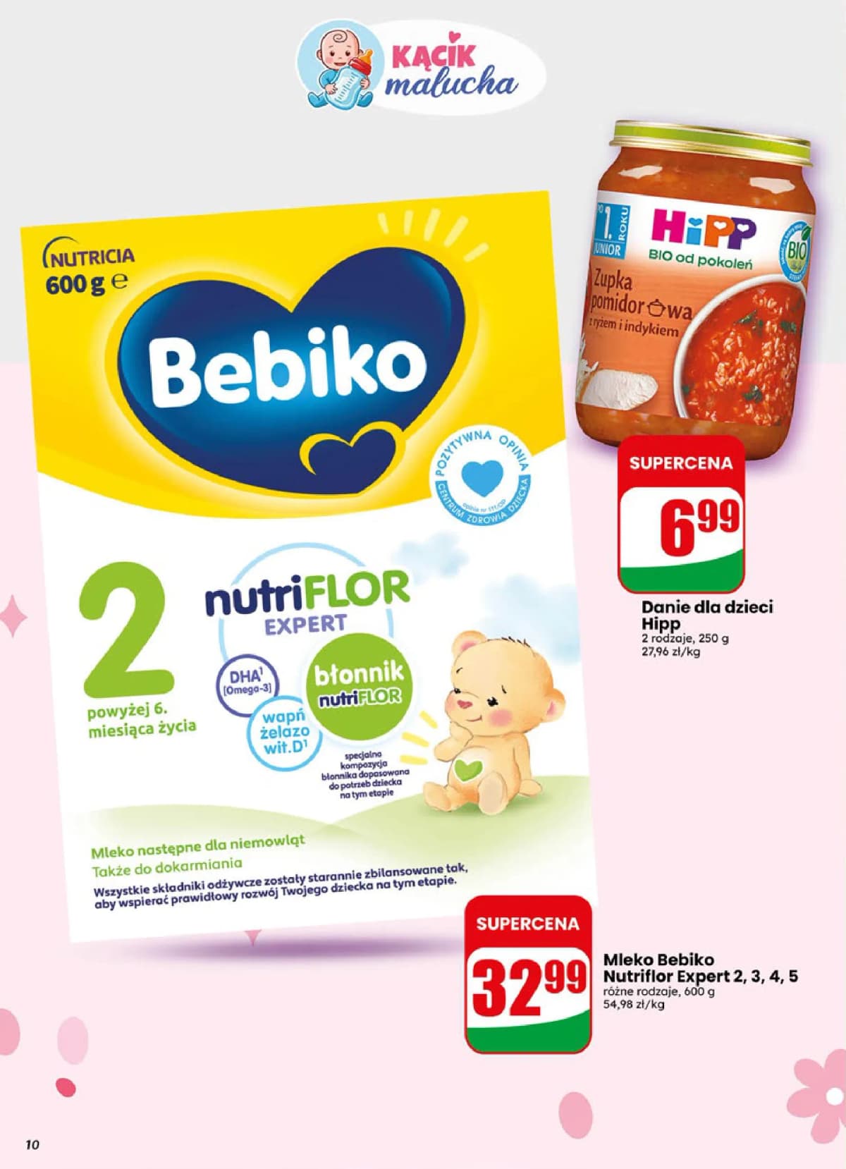 mleko następne dla niemowląt nutriflor expert 2, 3, 4, 5