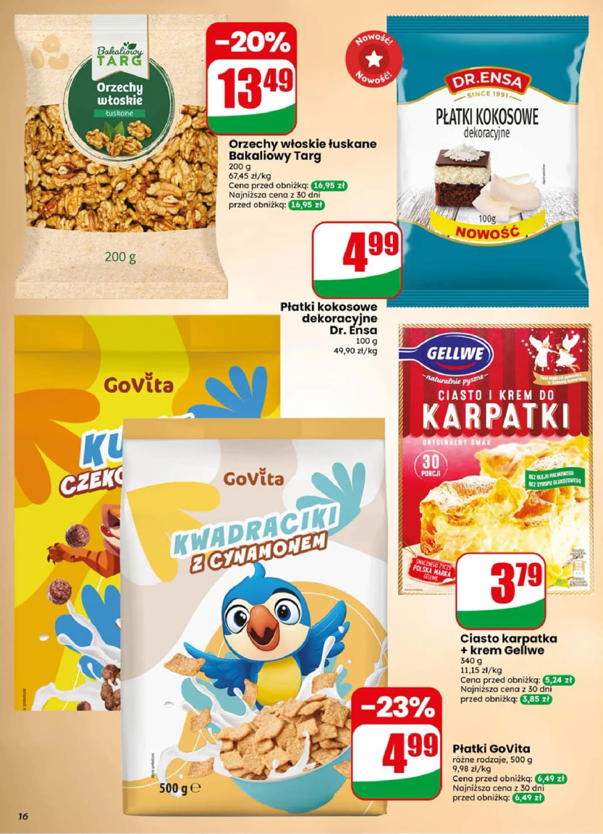 płatki z cynamonem
