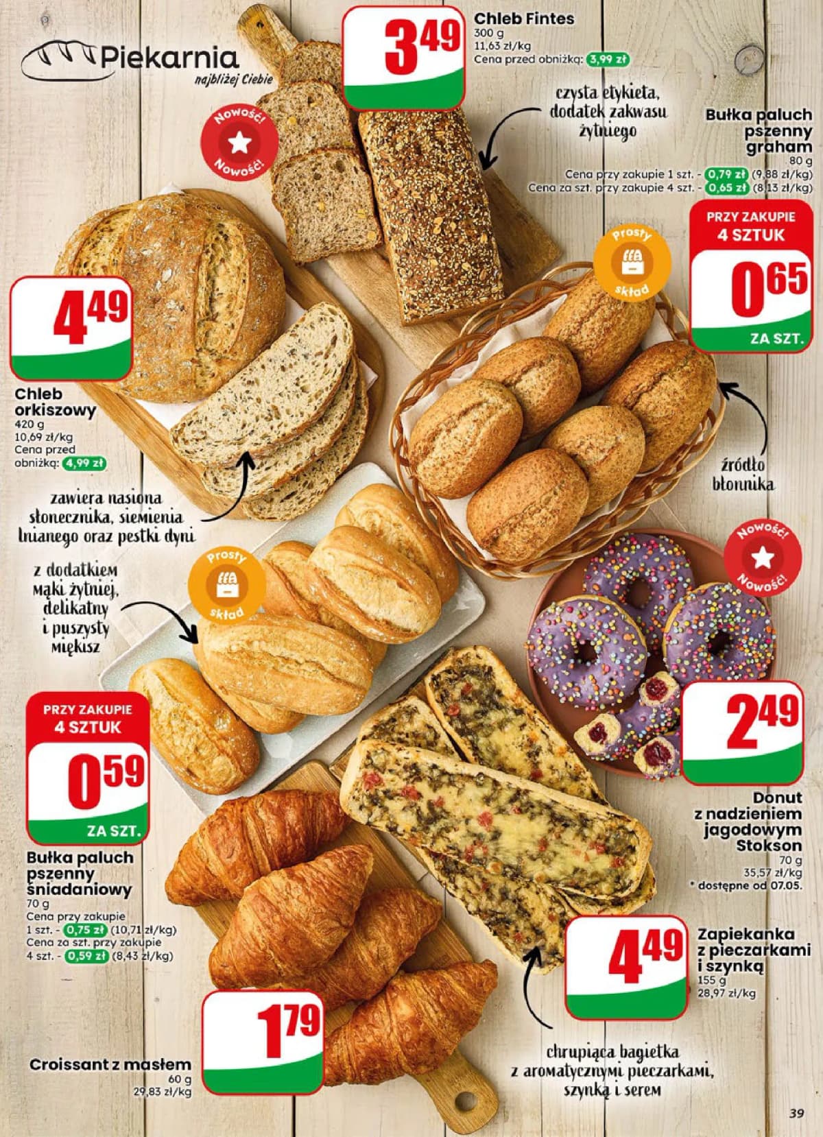 zapiekanka z pieczarkami i szynką