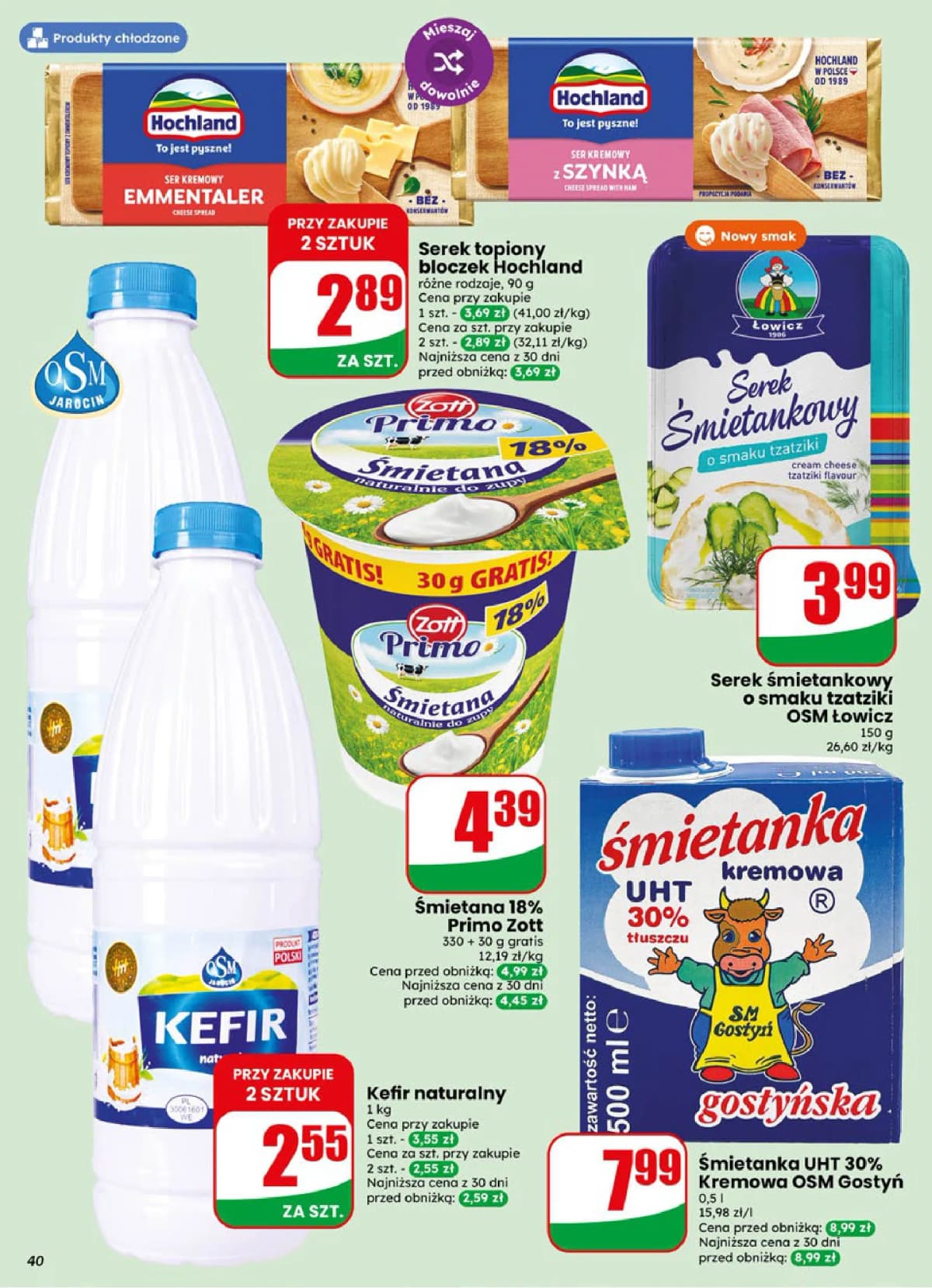 serek topiony bloczek