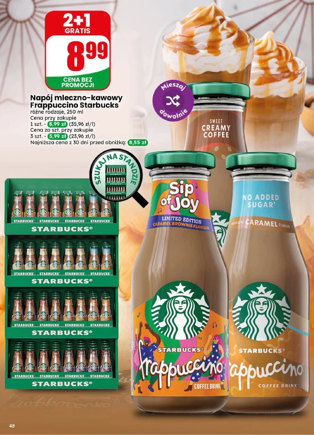 napój mleczno-kawowy frappuccino