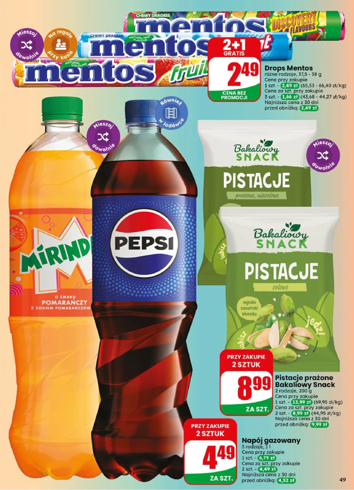 pistacje prażone