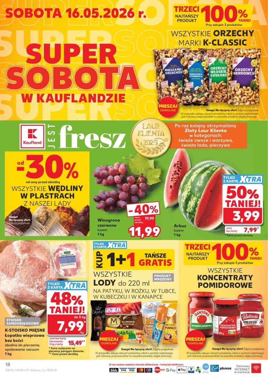 wszystkie lody do 220 ml