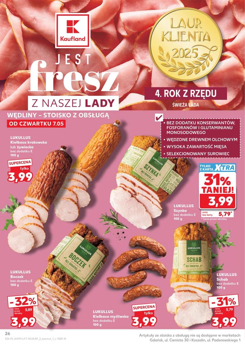kiełbasa myśliwska bez dodatku E