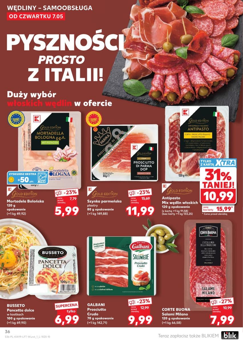 antipasto mix wędlin włoskich