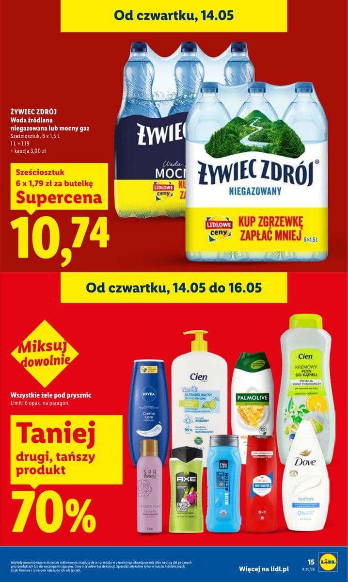 wszystkie żele pod prysznic