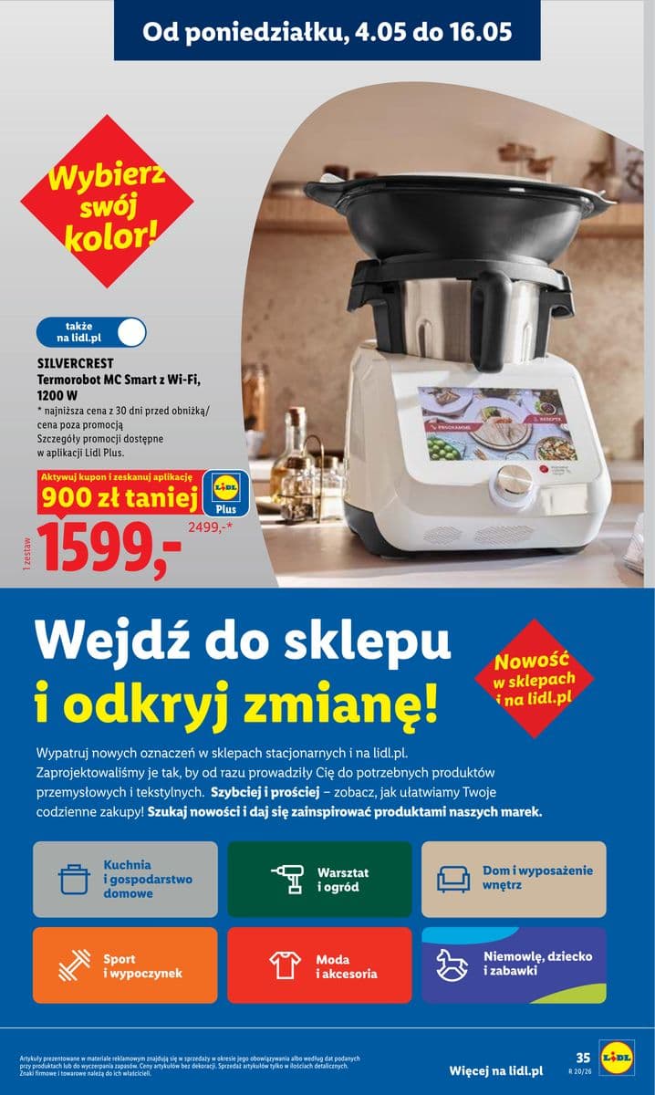 termorobot smart z Wi-Fi, 1200 W
