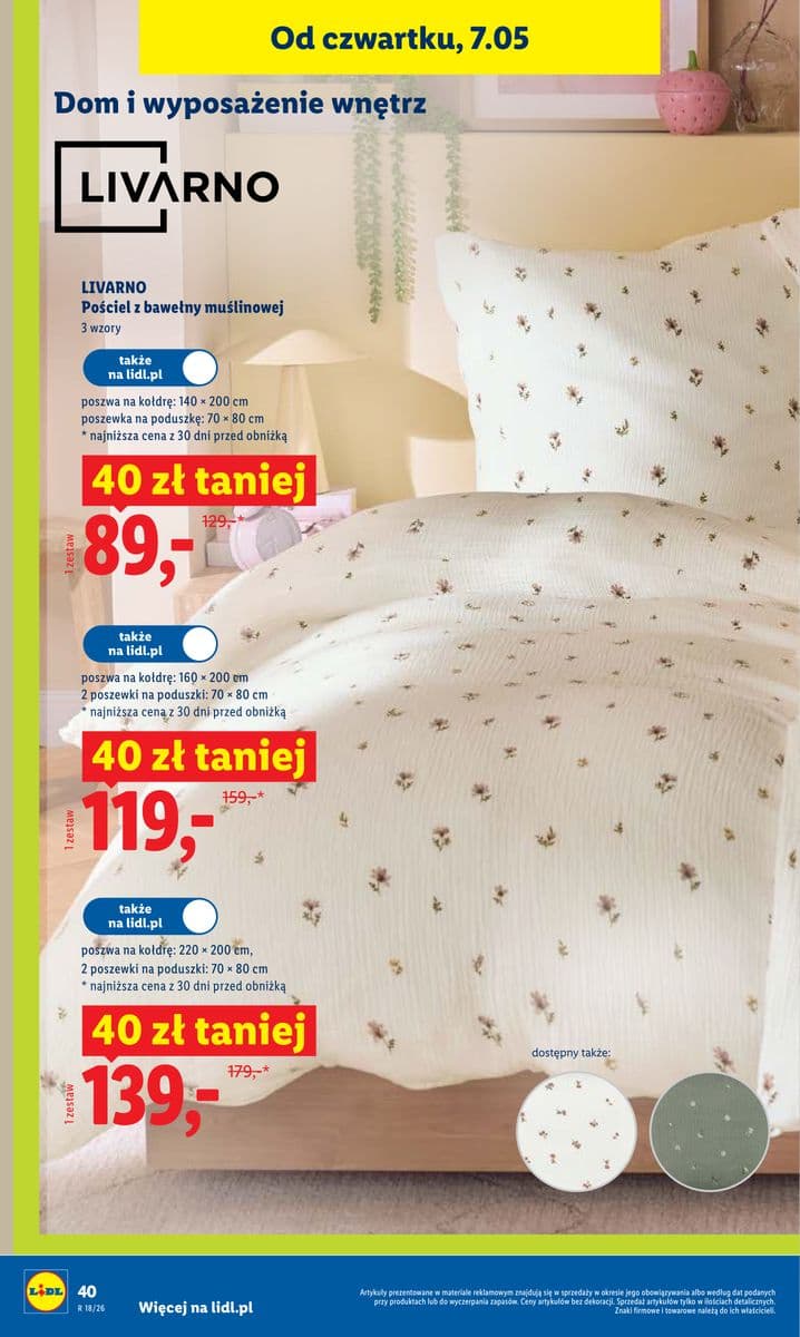pościel z bawełny muślinowej