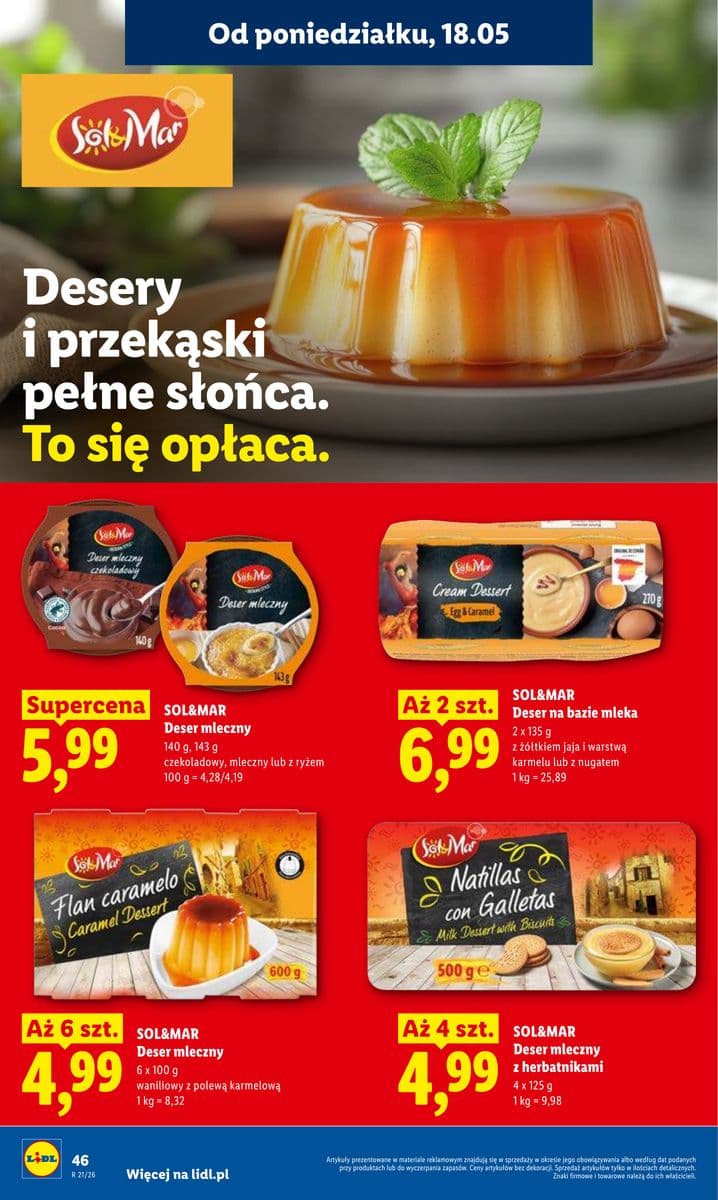 deser mleczny