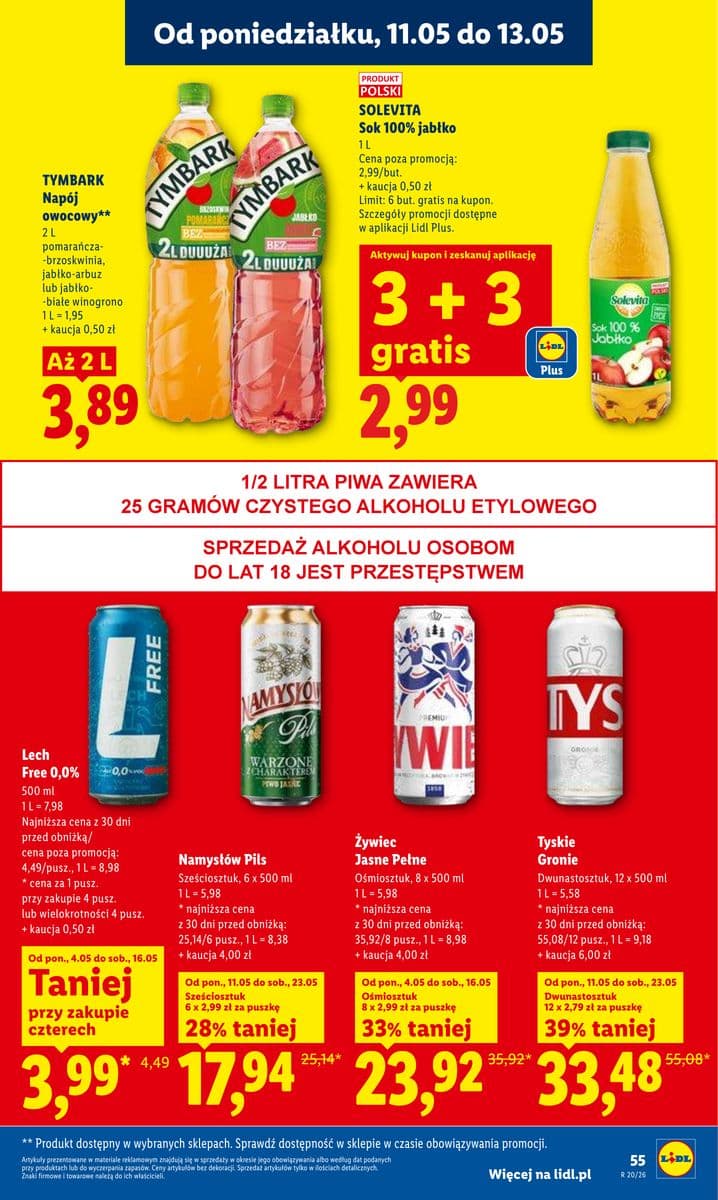 napój owocowy