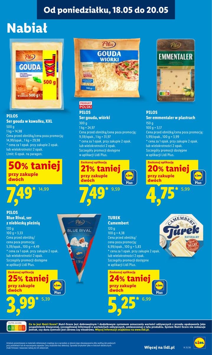 ser z niebieską pleśnią