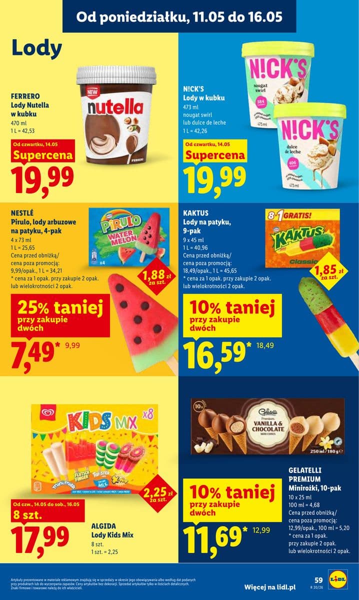 lody w kubku