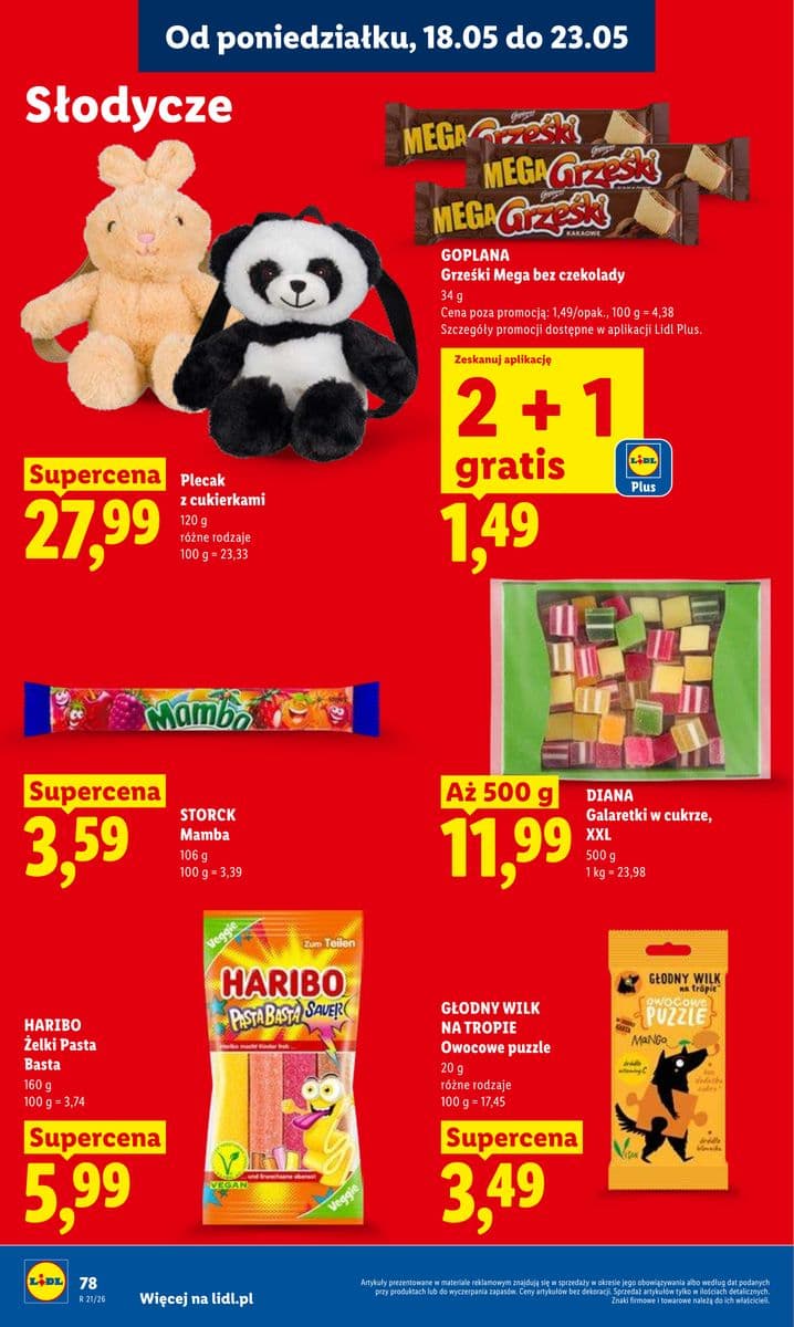wafelki mega bez czekolady