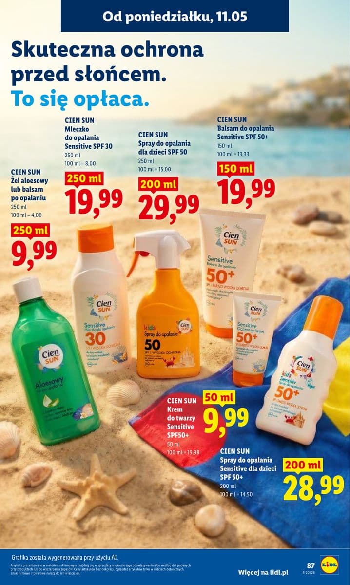 mleczko do opalania sensitive SPF 30