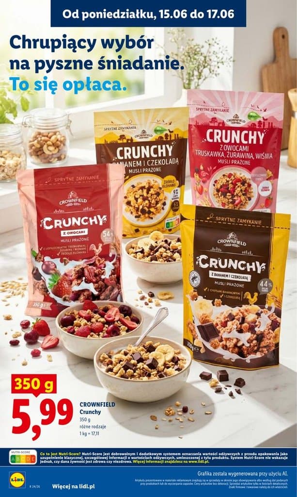 musli prażone Crunchy