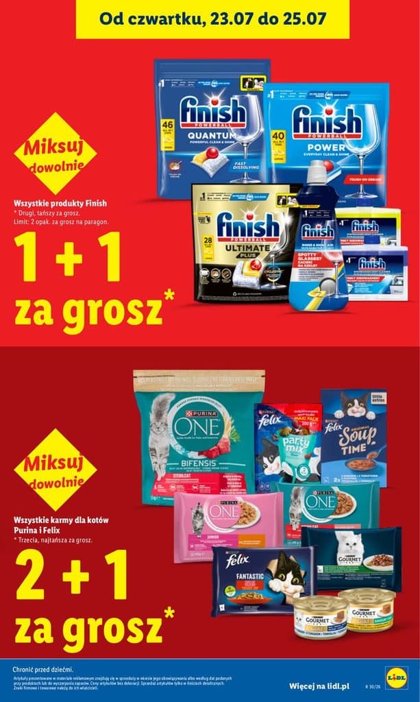 Wszystkie karmy dla kotów Purina i Felix