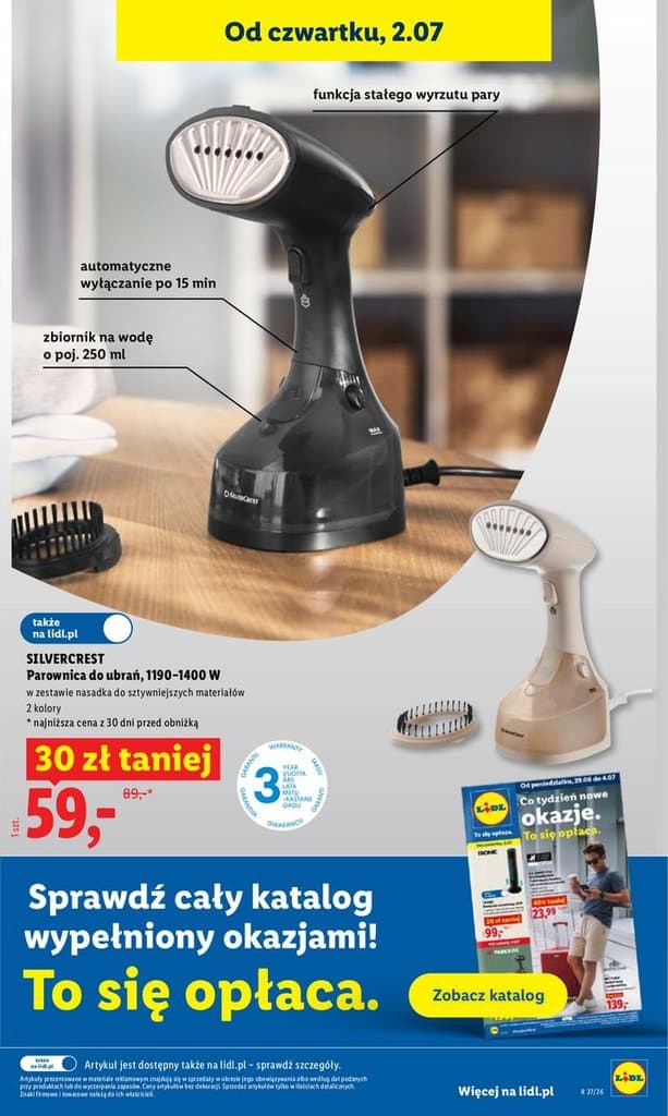 parownica do ubrań