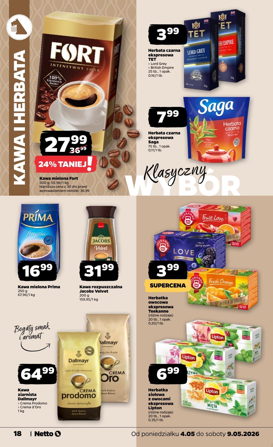 kawa ziarnista crema