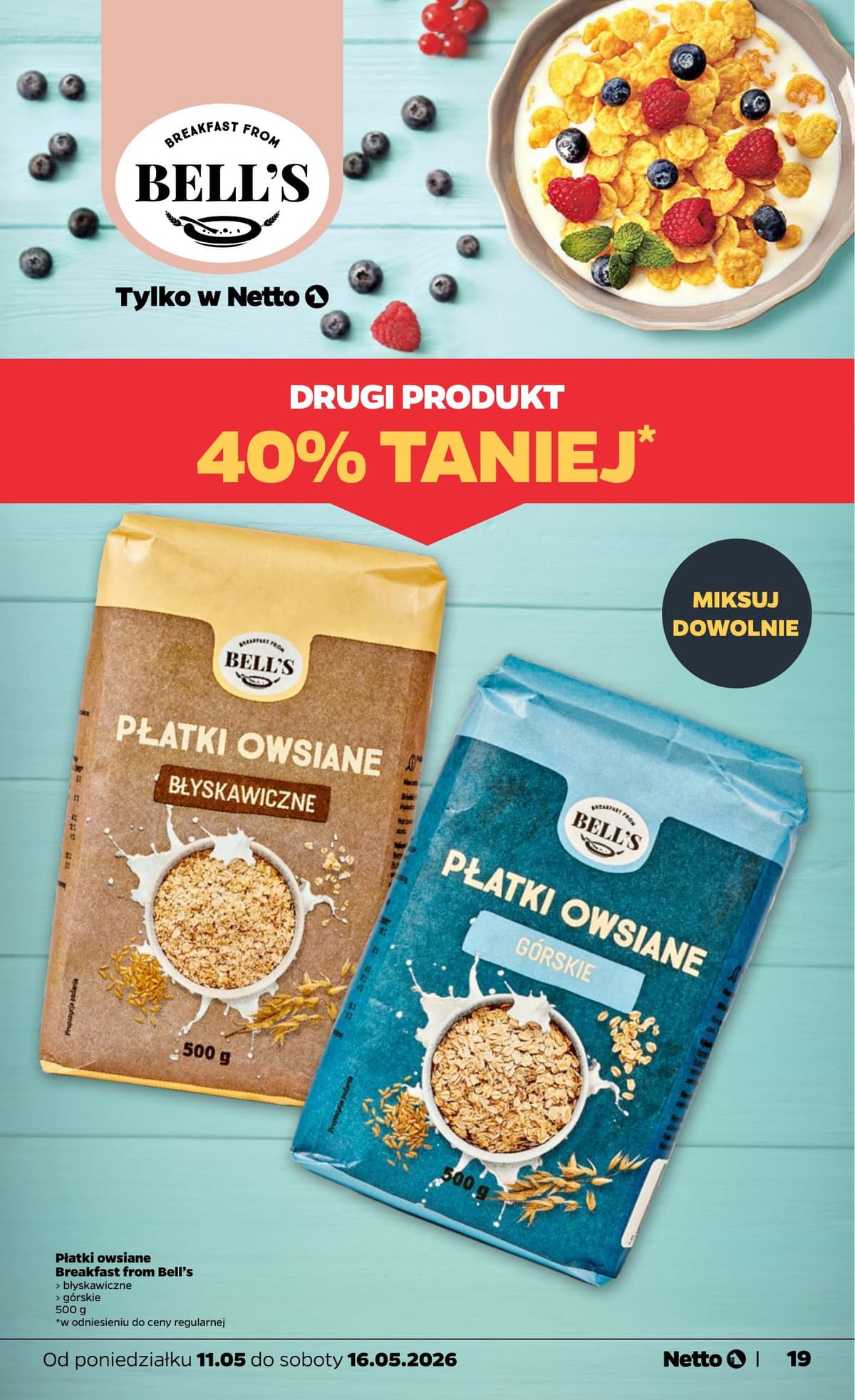 płatki owsiane