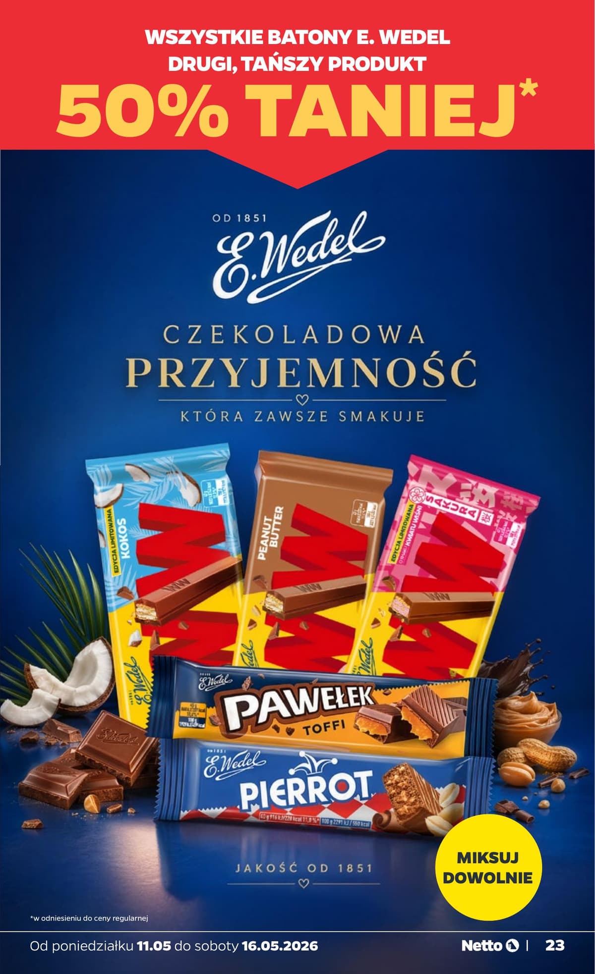 wszystkie batony