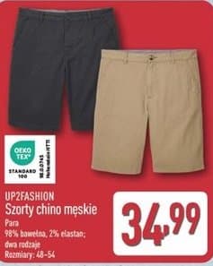 szorty chino męskie