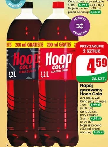 napój gazowany cola