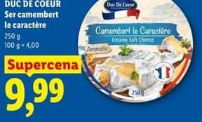 ser camembert le caractère
