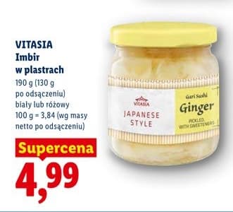 imbir w plastrach