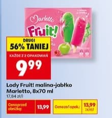 lody fruit! malina-jabłko