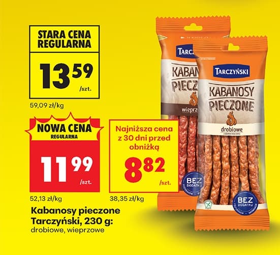 kabanosy pieczone