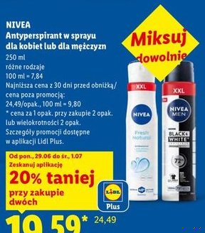 antyperspirant w sprayu dla kobiet lub dla mężczyzn