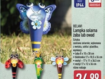 lampka solarna żaba lub owad
