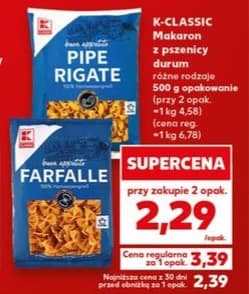 makaron z pszenicy durum
