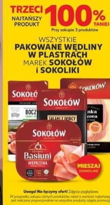 wszystkie pakowane wędliny w plastrach
