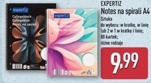 notes na spirali A4