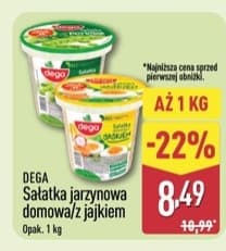 sałatka jarzynowa domowa z jajkiem