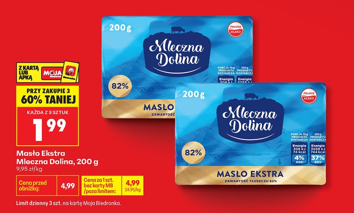 masło ekstra 82%